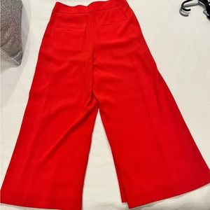 Rag & Bone Lomand Wide Leg Red Culotte Gaucho Pants